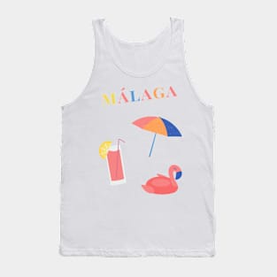 Málaga Holiday Drawings Tank Top